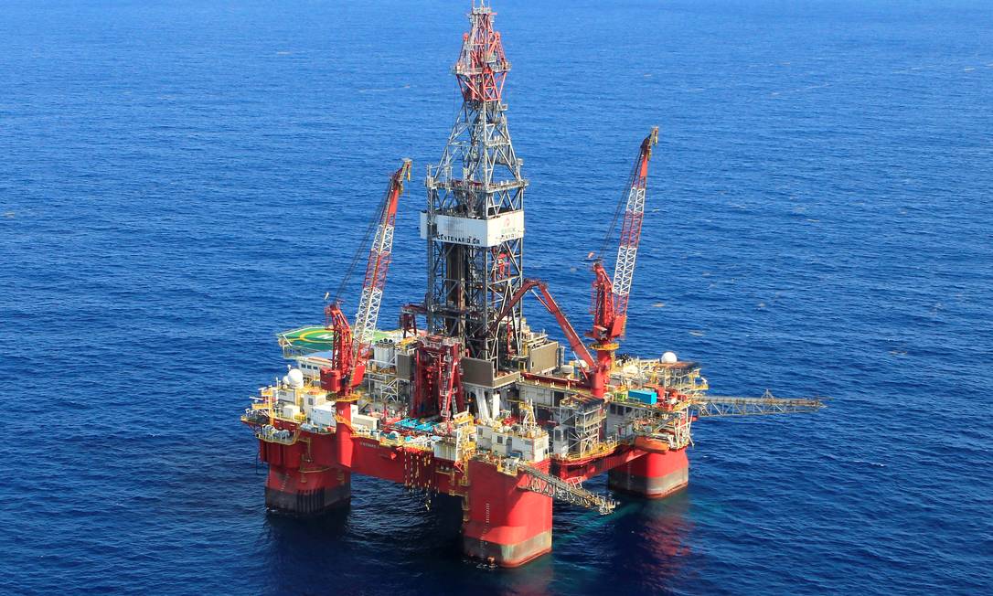 Plataforma de petróleo no Golfo do México Foto: Henry Romero / Reuters