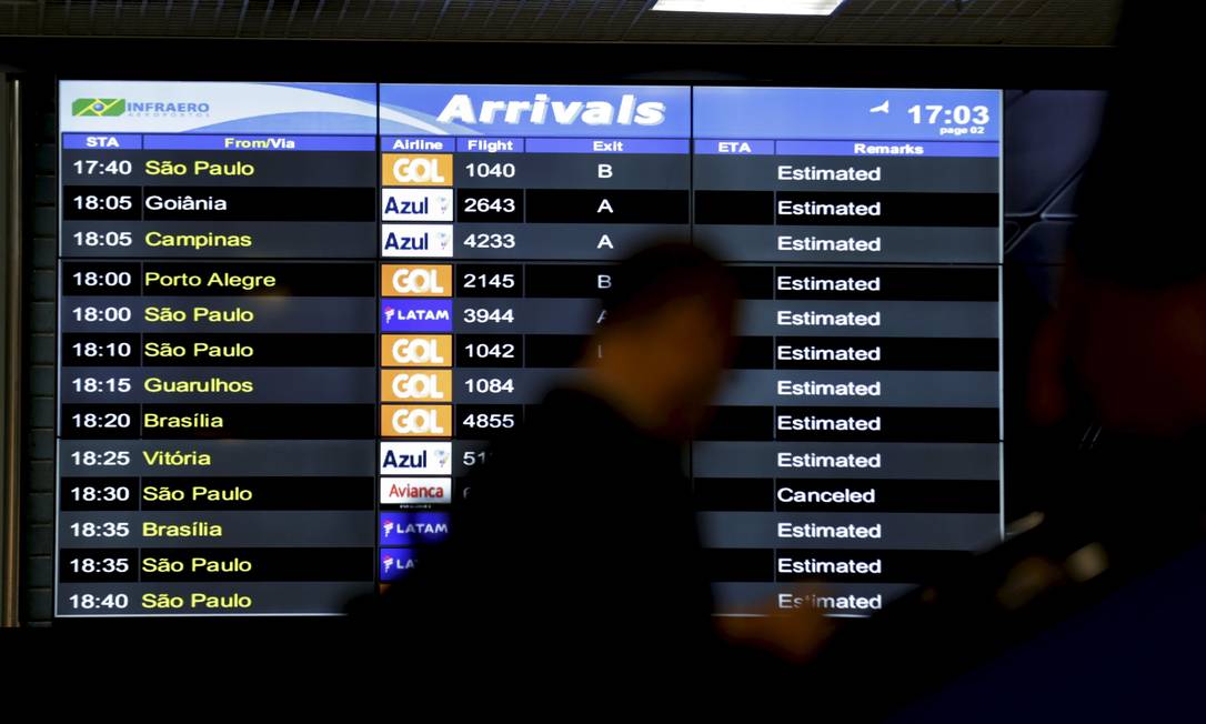 Flexibilização de obrigações a companhias aéreas em voos internacionais vale até 31 de março de 2022, afirma Anac Foto: Marcelo Theobald / Agência O Globo