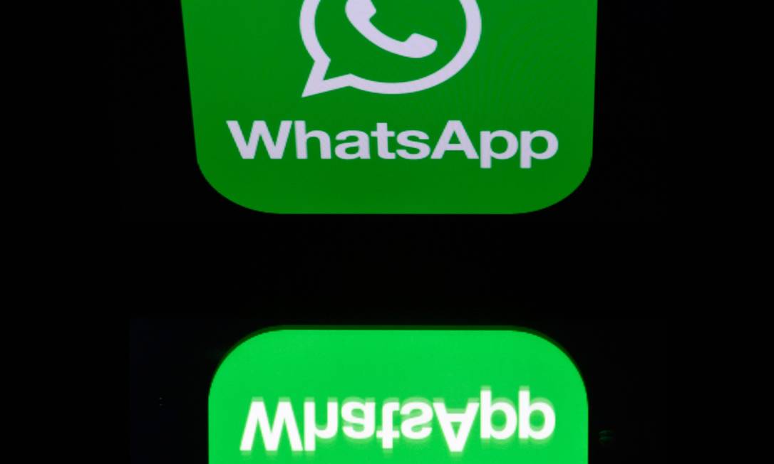Whatsapp reforça segurança da versão web e inclui desbloqueio por impressão digital ou reconhecimento facial Foto: AFP