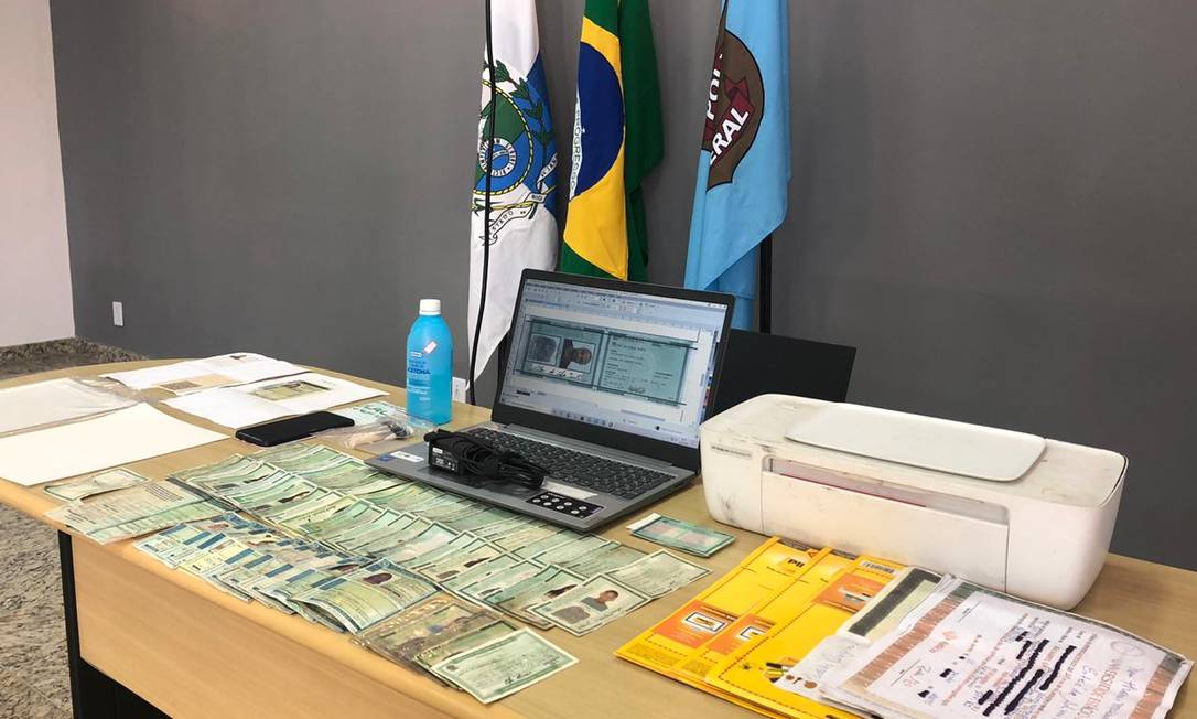 PF prende sete suspeitos de integrarem quadrilha para fraudar saques do FGTS e do PIS Foto: Divulgação 