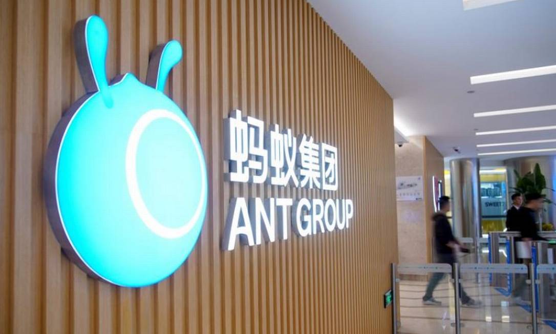 O IPO do Ant Group, o braço financeiro do Alibaba, teve alta procura de investidores Foto: Reuters