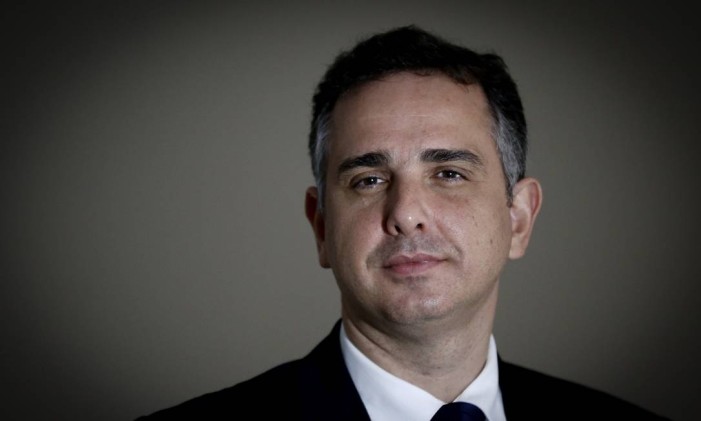 Rodrigo Pacheco, candidato à presidência do Senado Foto: Pablo Jacob / Agência O Globo