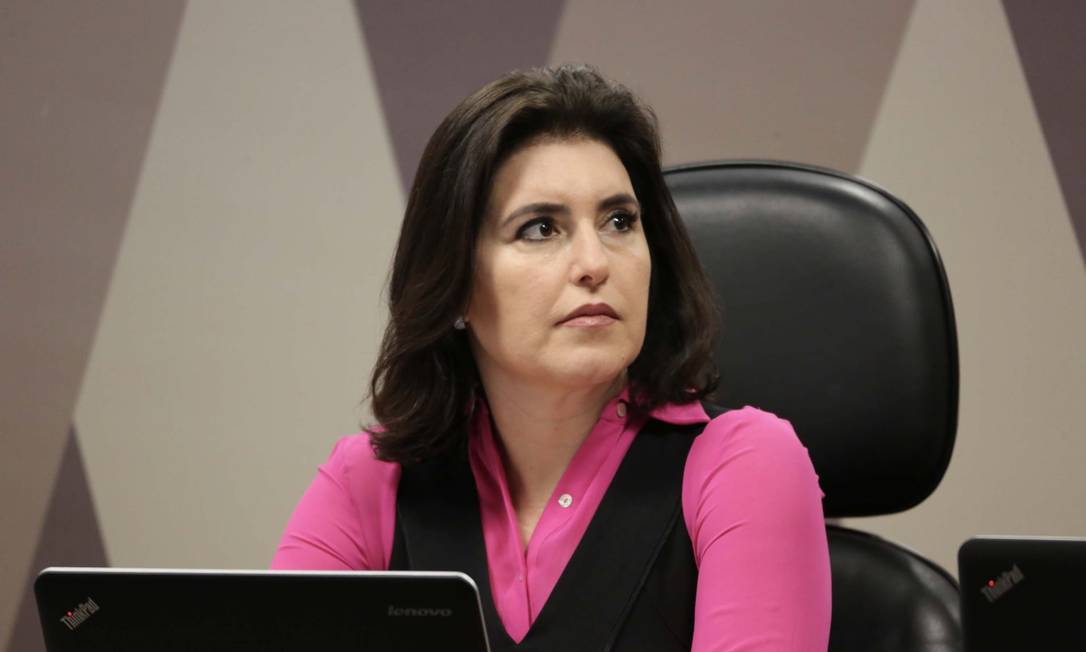 A senadora Simone Tebet, candidata à presidência do Senado Foto: Agência O Globo