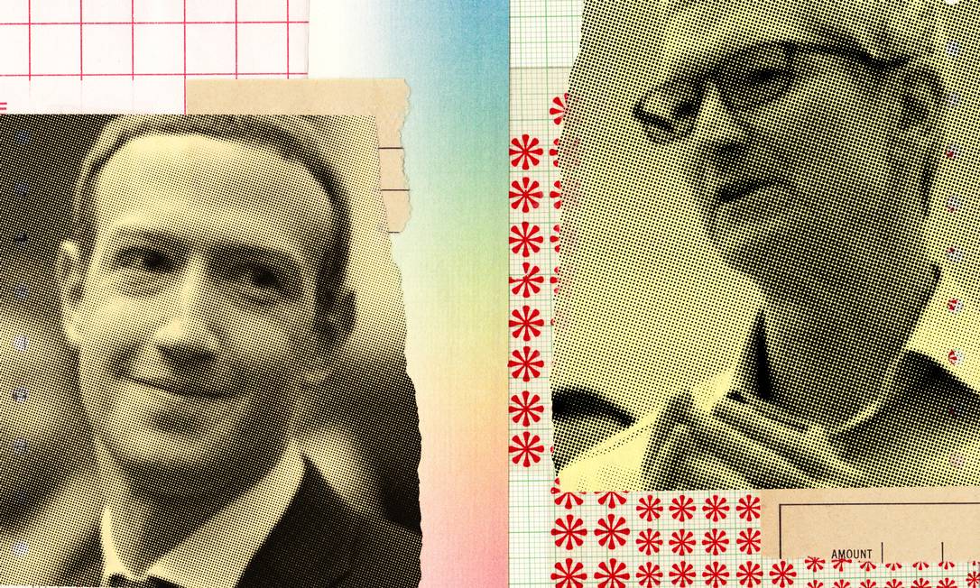 Os CEOs da Apple, Tim Cook, e do Facebook, Mark Zeckerberg, têm diferentes posições sobre o futuro da internet Foto: MEL HAASCH / NYT