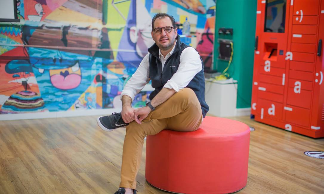 Marco Zolet, CEO da plataforma SuperNow, uma start-up comprada recentemente pela B2W Digital, dona das marcas Americanas.com e Submarino Foto: Edilson Dantas / Agência O Globo