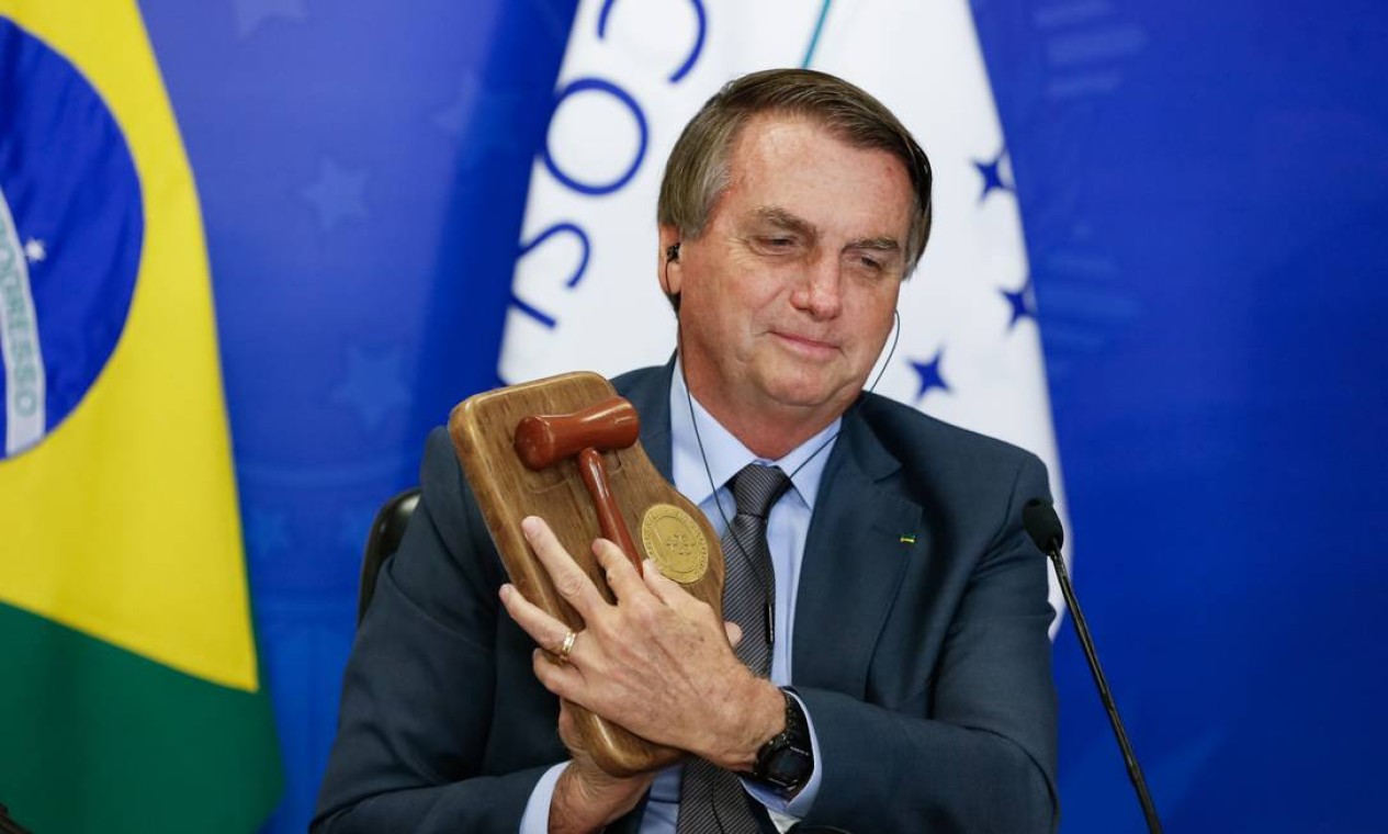 Presidente Jair Bolsonaro assume a presidência pró-tempore do Mercosul Foto: Alan Santos / Agência O Globo