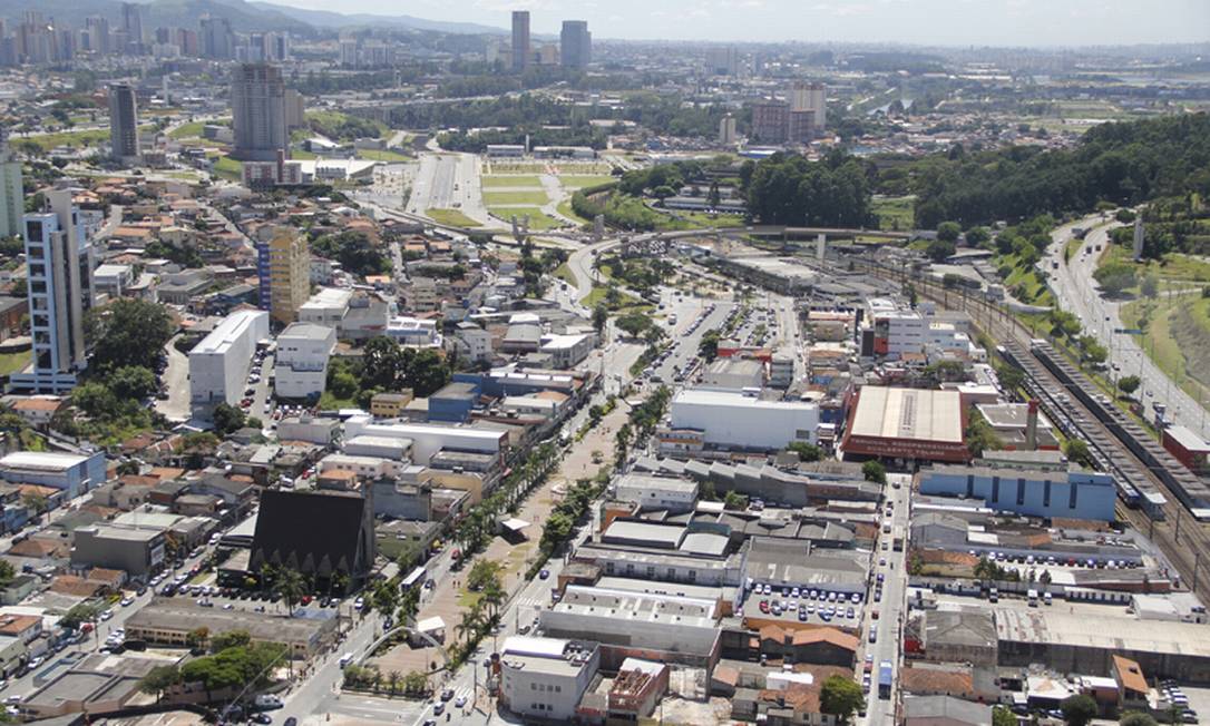 Foto aérea de Barueri, cidade que atraiu empresas com redução de imposto Foto: Reprodução