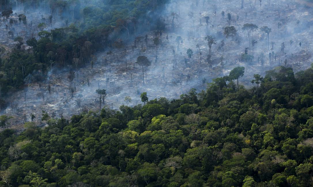 Impacto: Desmatamento reduz a incidência de chuvas no Brasil Central Foto: Edilson Dantas / Agência O Globo