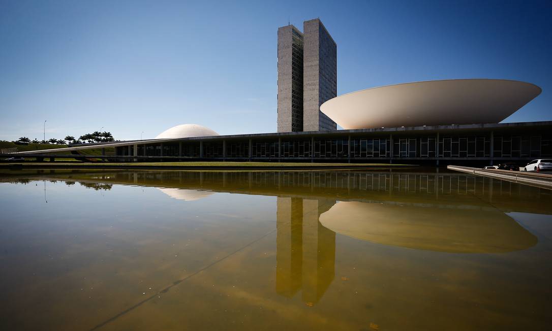 Prédio do Congresso Nacional, em Brasília Foto: Pablo Jacob / Agência O Globo / 26-05-2021