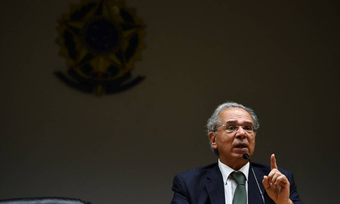 O ministro da Economia, Paulo Guedes Foto: EVARISTO SA / AFP