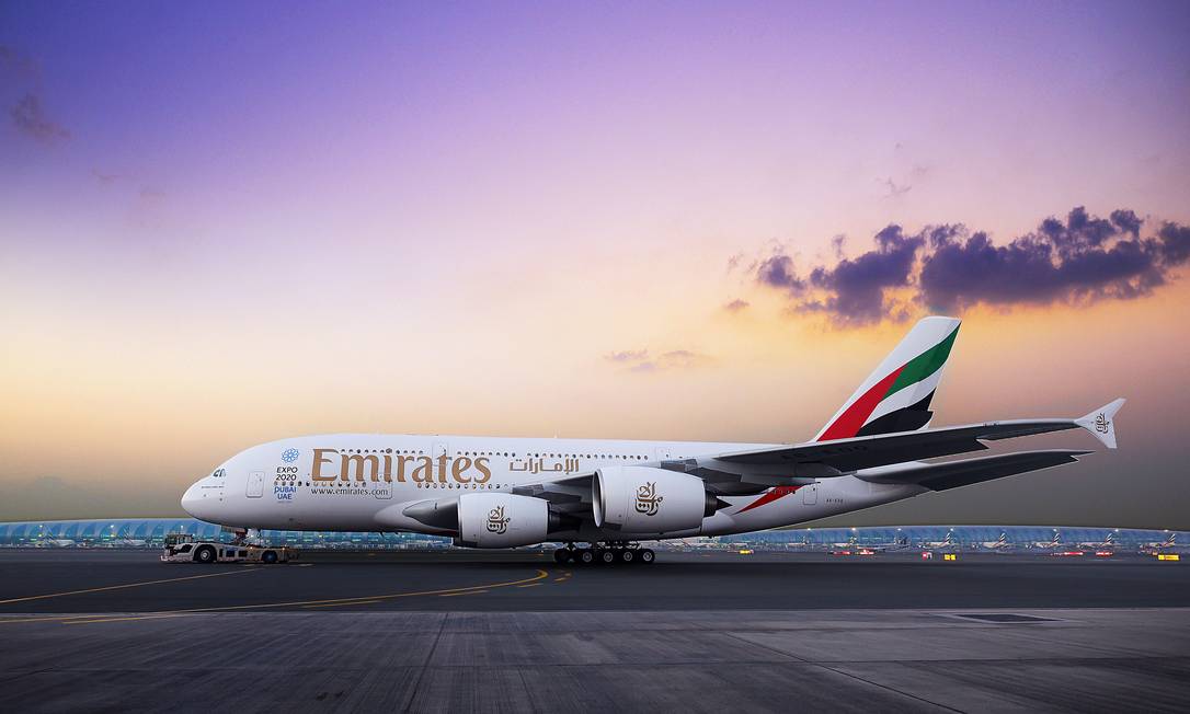 Emirates Airbus A380 Foto: Divulgação/Emirates Airlines