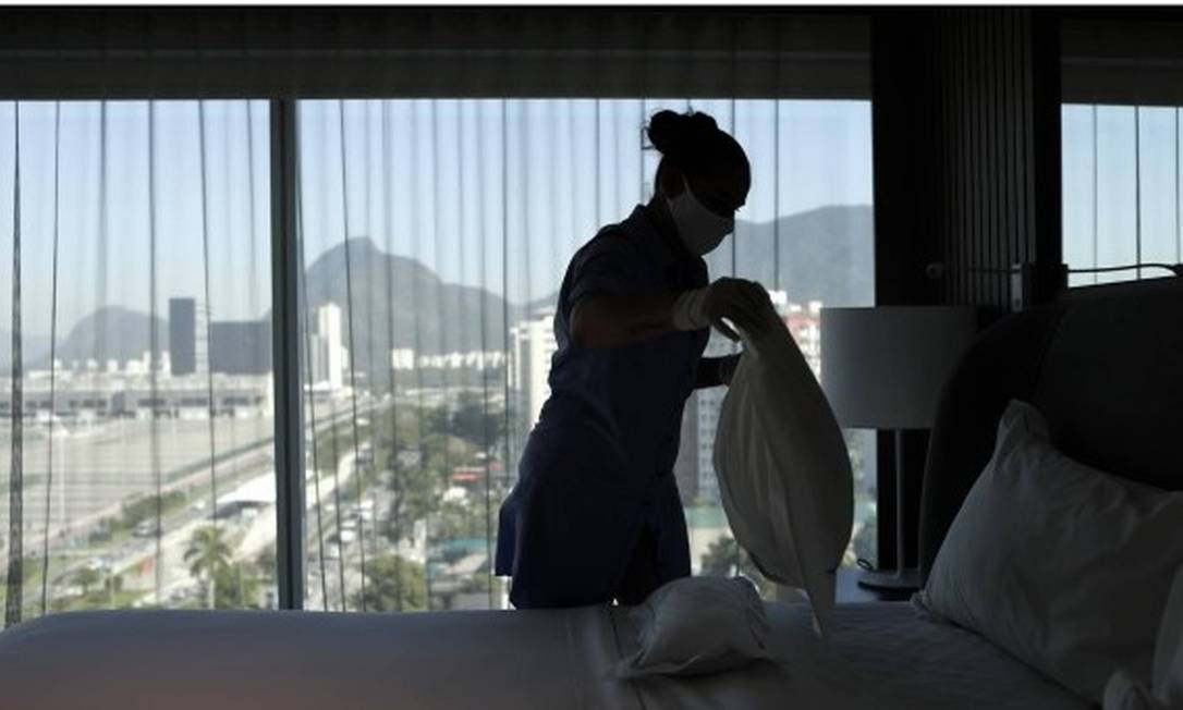 Recuperação do setor de serviços, que inclui hotéis, restaurantes e salões de beleza, não foi suficiente para alavancar o crescimento do país Foto: Luiza Moraes/Agência O Globo