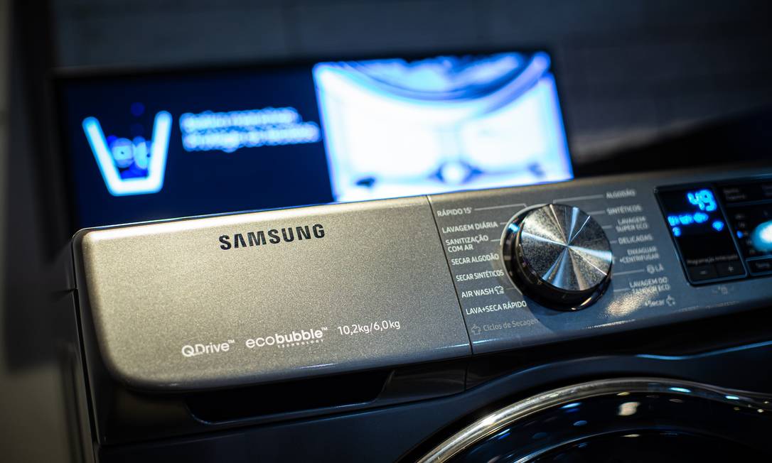 Samsung é a marca preferida quando o assunto é eletrodoméstico Foto: Hermes de Paula / Agência O Globo