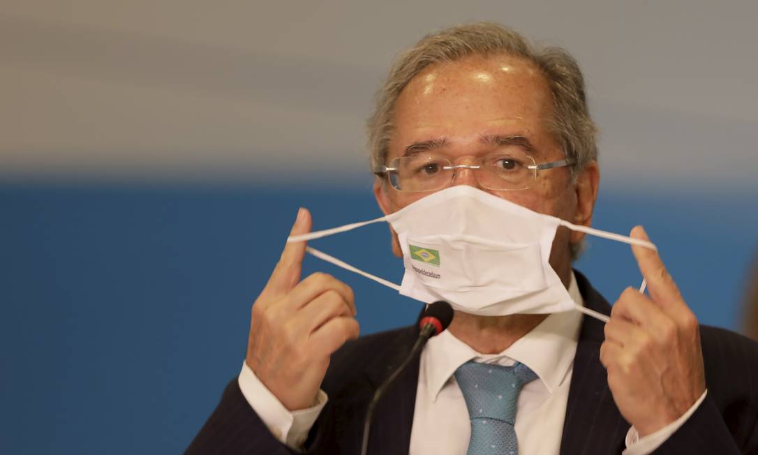 O ministro da Economia, Paulo Guedes Foto: Gabriel de Paiva / Agência O Globo