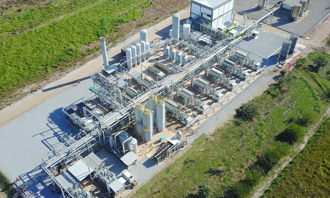 Centro de tratamento de resíduos do Grupo Urca Energia em Seropédica, no Rio. Empresa vai investir R$ 45 milhões na produção de gás carbônico verde Foto: Divulgação