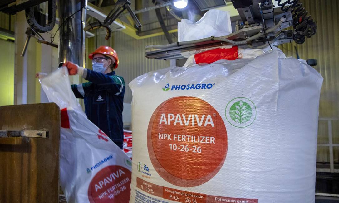 Rússia suspende exportação de fertilizantes Foto: Andrey Rudakov / Bloomberg
