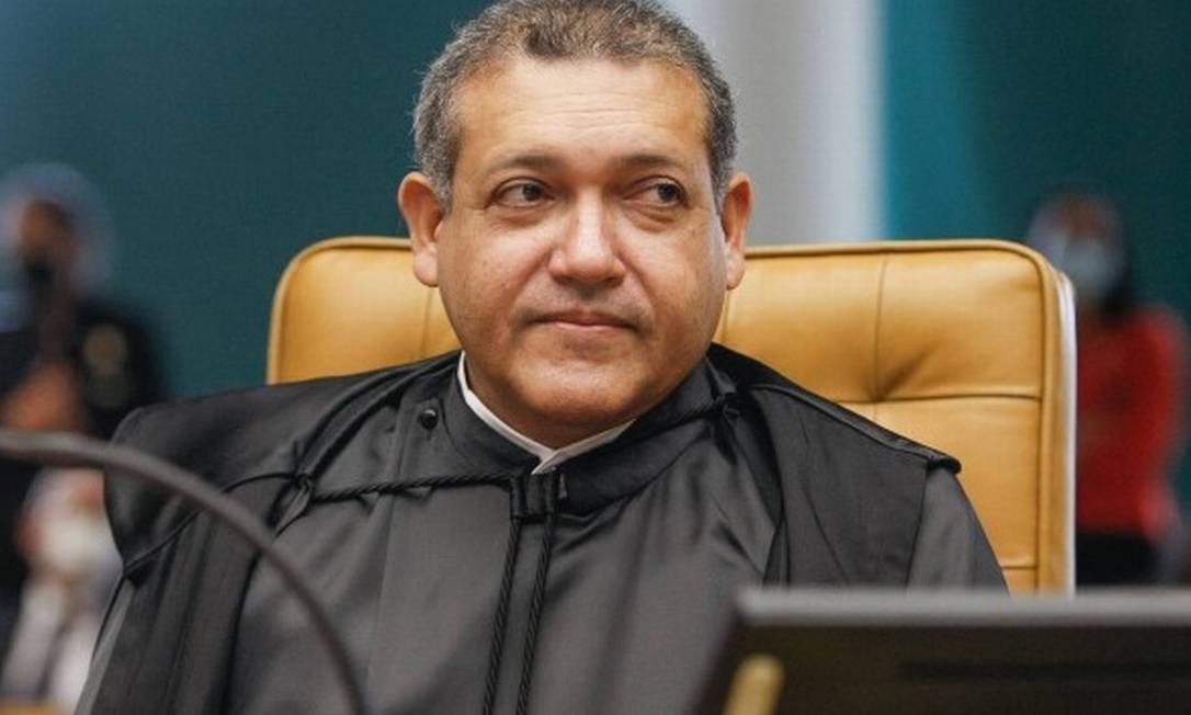 Nunes Marques, ministro do STF indicado por Bolsonaro, pede destaque ao processo da "revisão da vida toda". O julgamento vai recomeçar do zero Foto: Fellipe Sampaio / Agência O Globo