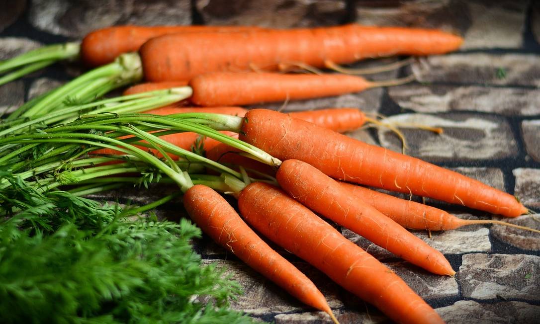 O preço da cenoura disparou em fevereiro, com alta de 55%, e já dobrou de preço em 2022 Foto: Pixabay