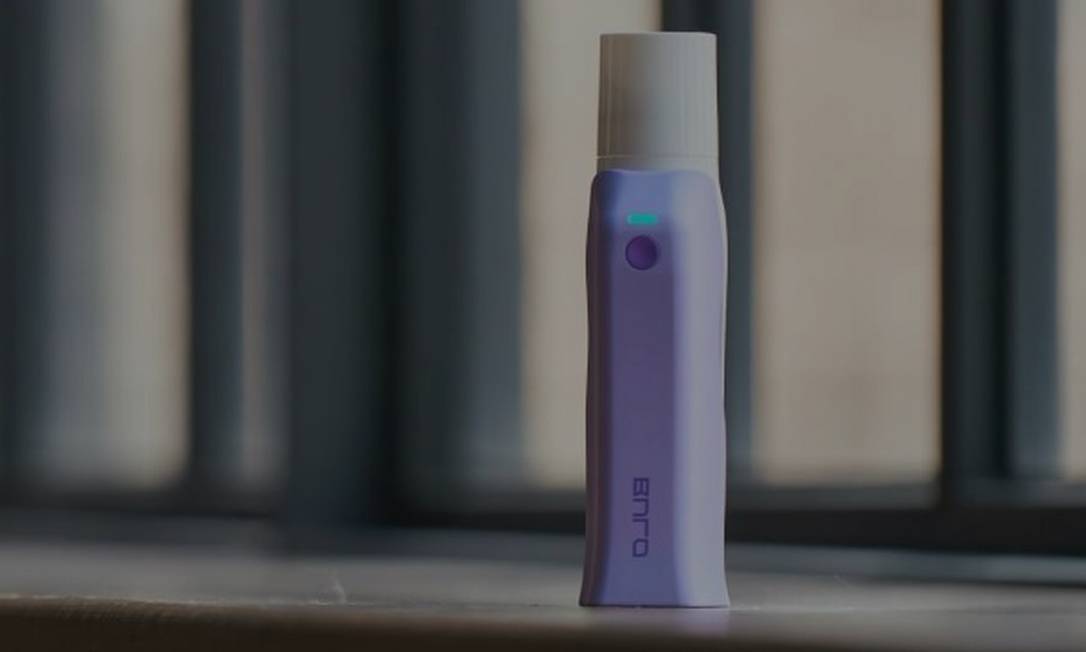 Affas ha desarrollado el Bulo, un dispositivo que mide la salud pulmonar Imagen: Divulgación