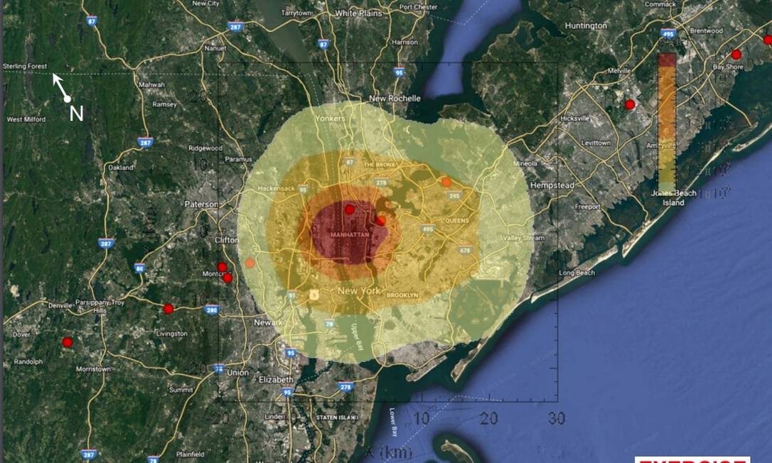 Meteoro arrasa Nova York (e ainda bem que é só uma simulação) Época