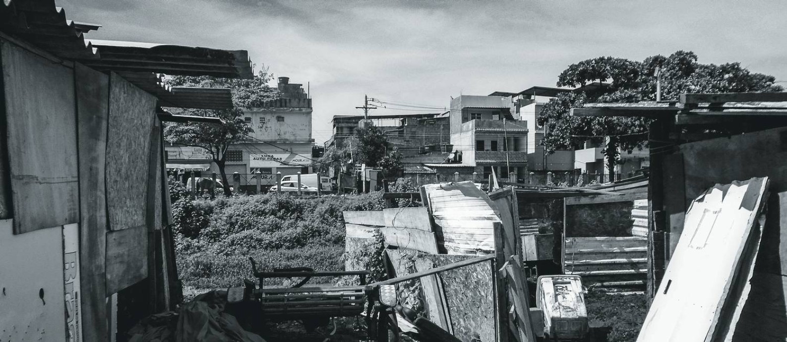 O Complexo da Maré abriga 130 mil moradores em um conjunto de 16 favelas entre a Avenida Brasil e a Linha Vermelha, os dois principais acessos ao Rio de Janeiro. Foto: Kamily Vitória Souza Rodrigues