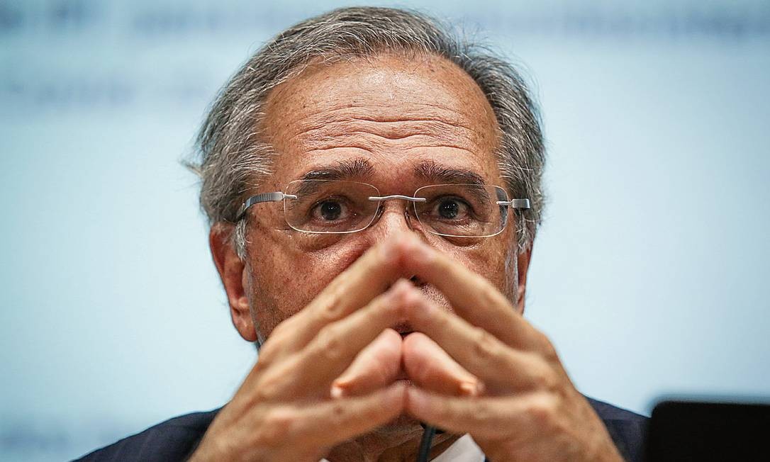 O ministro da Economia, Paulo Guedes Foto: Andre Coelho / Getty Images