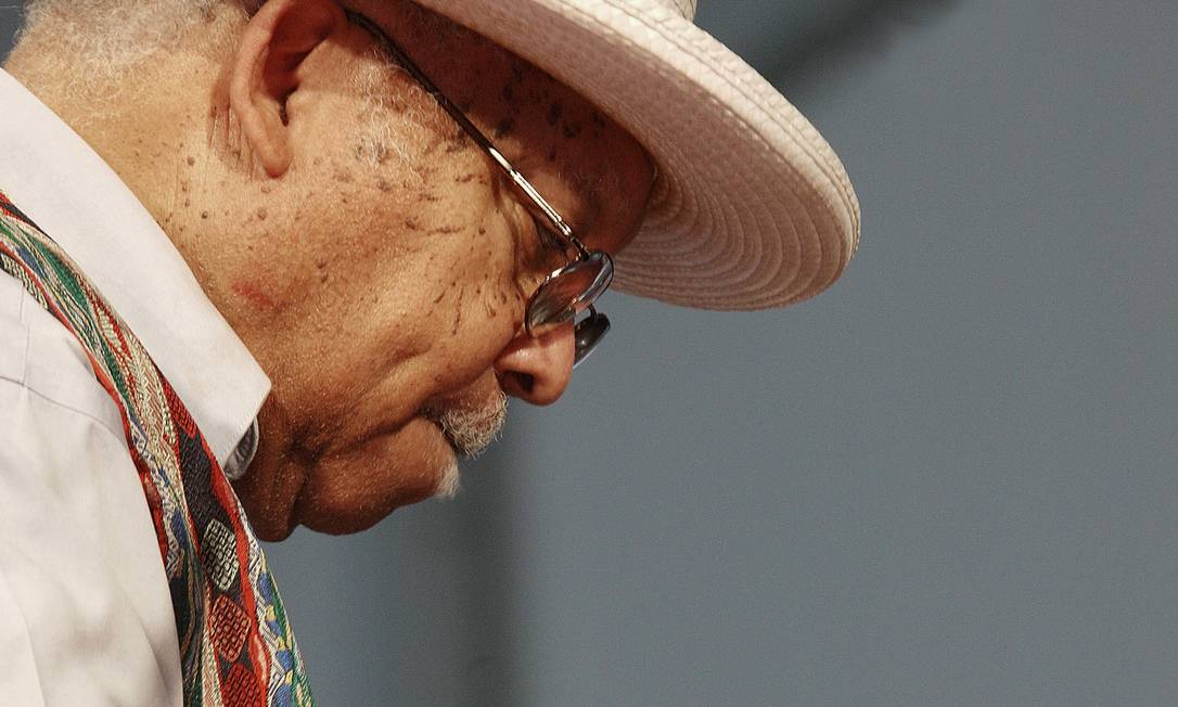 O pianista Ellis Marsalis Jr. em apresentação no Festival de Jazz de Nova Orleans, em 2010. O músico, de 85 anos, morreu em março, vítima do novo coronavírus. Foto: Douglas Mason / Getty Images