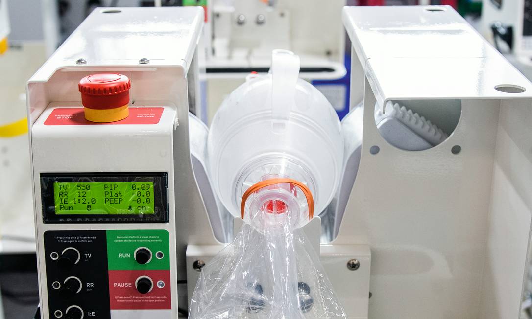 As compras de ventiladores usados para auxiliar na respiração de doentes infectados pela Covid-19 têm sido os principais alvos de suspeita dos órgãos de fiscalização. Foto: Mark Kauzlarich / Bloomberg / Getty Images