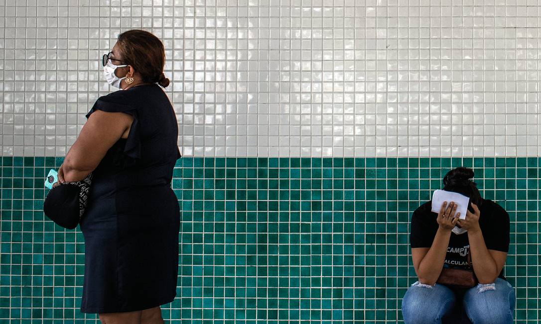 O colapso do sistema de saúde de Manaus no começo do ano mostrou os efeitos da pandemia mesmo em quem não pegou o coronavírus. Foto: Raphael Alves / Agência O Globo