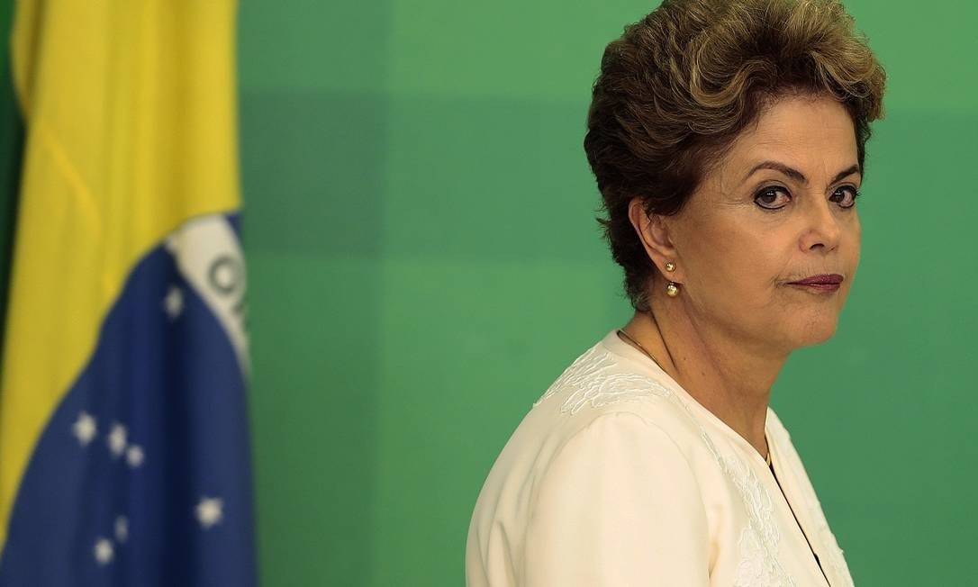 A ex-presidente Dilma Rousseff foi alvo de grampo em 2016 Foto: Jorge William / Arquivo O Globo