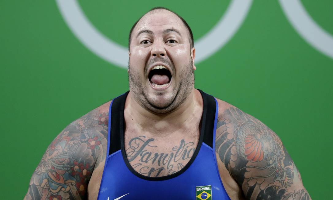Fernando Reis, nos Jogos Olímpicos do Rio: 5.º lugar na categoria pesado (mais de 105 kg) Foto: Mike Groll / /AP