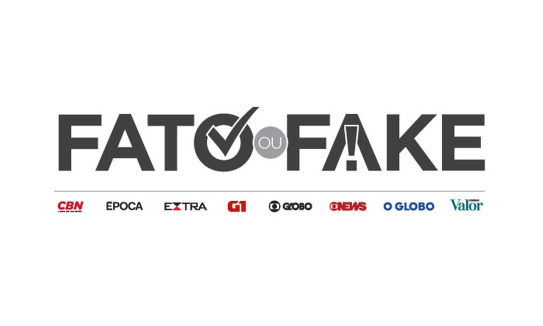 Fato ou Fake, serviço de checagem de conteúdo suspeito Foto: O GLOBO