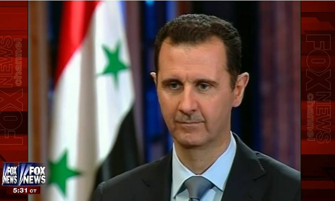
Bashar al-Assad em entrevista para a Fox News
Foto: Fox News