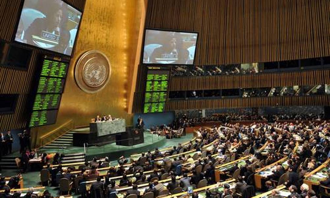 
Assembleia Geral da ONU, em Nova York, onde relatório sobre pobreza será apresentado
Foto: AFP/STAN HONDA