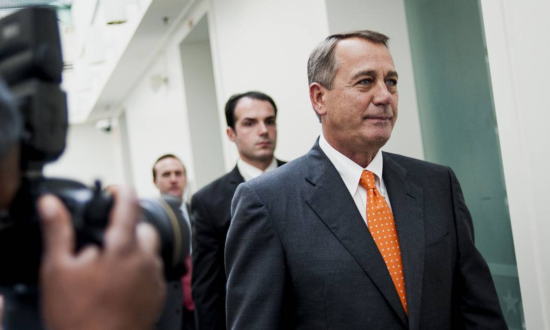 O republicano John Boehner, presidente da Câmara dos Deputados dos EUA Foto: Pete Marovich / Bloomberg