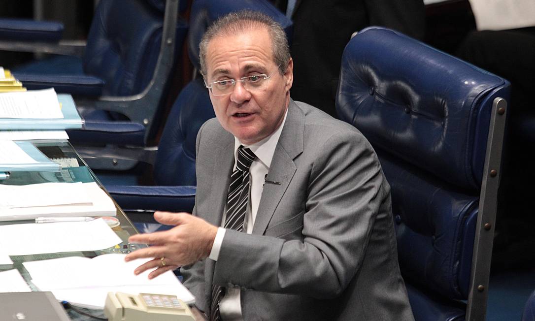 
O senador Renan Calheiros, presidente do Senado
Foto: André Coelho / Arquivo O Globo
