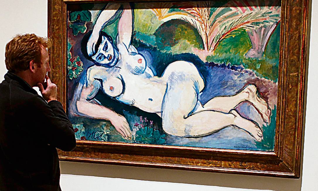 
“Nu azul”, de Matisse, é uma das obras polêmicas que estão de volta aos EUA
Foto: MIKE SEGAR / REUTERS