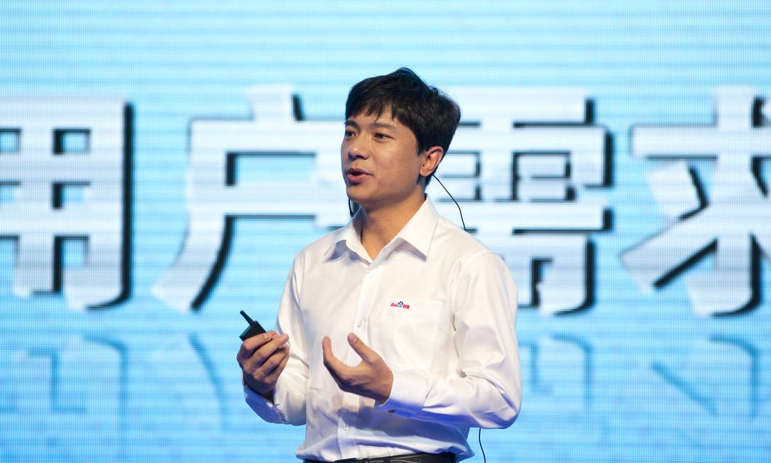 Robin Li, diretor executivo do Baidu, o ‘Google chinês’, tem patrimônio estimado em US$ 11,1 bilhões Foto: Nelson Ching / Bloomberg