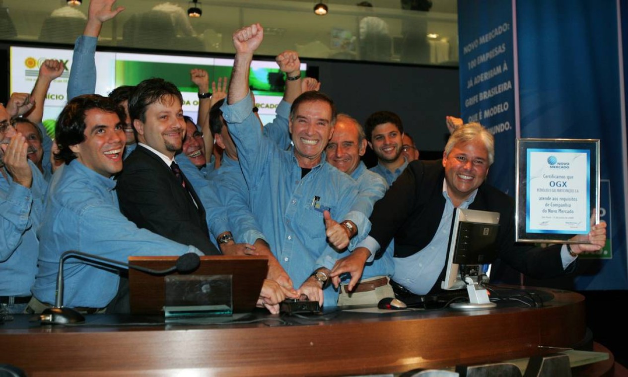 Em 2008, as ações da OGX começaram a ser negociadas na Bolsa de Valores de São Paulo Foto: Luiz Carlos Murauskas / Folha Imagem