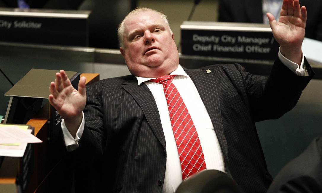 Rob Ford, um prefeito muito louco - Jornal O Globo