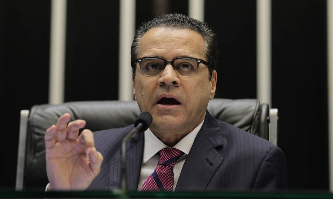 Presidente da Câmara, Henrique Eduardo Alves Foto: Ailton de Freitas / O Globo / 19-11-2013