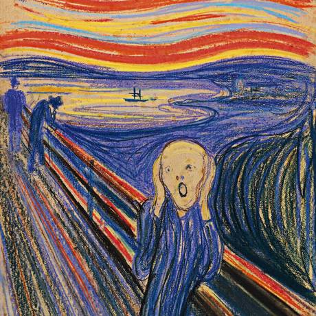 
"O Grito", de Edvard Munch
Foto: Arquivo