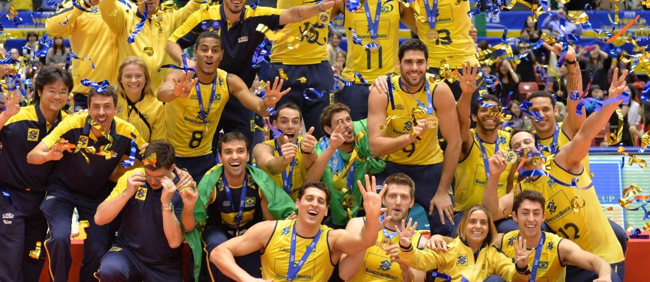 Brasil vence Itália e conquista título da Copa dos Campeões de vôlei masculino - Jornal O Globo