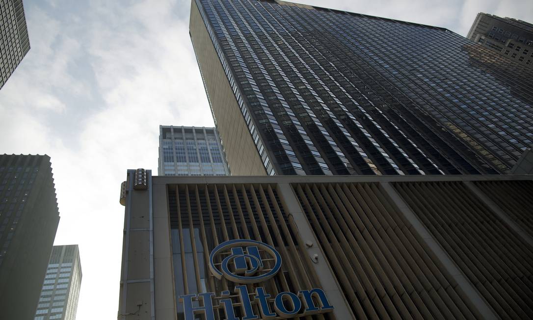 
Fachada de um hotel Hilton em Nova York
Foto: Victor J. Blue / Bloomberg