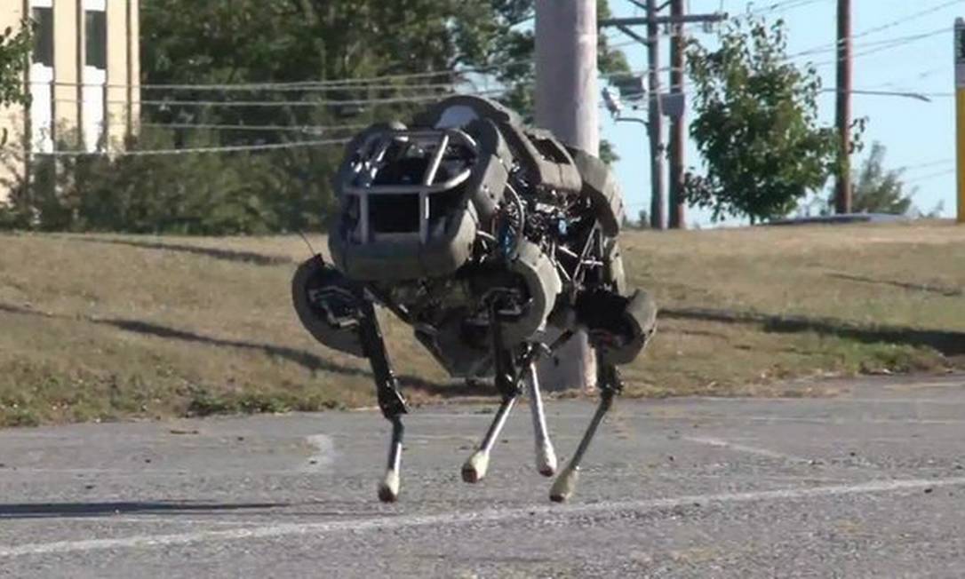 
O WildCat é uma das últimas invenções da Boston Dynamics
Foto: Reprodução