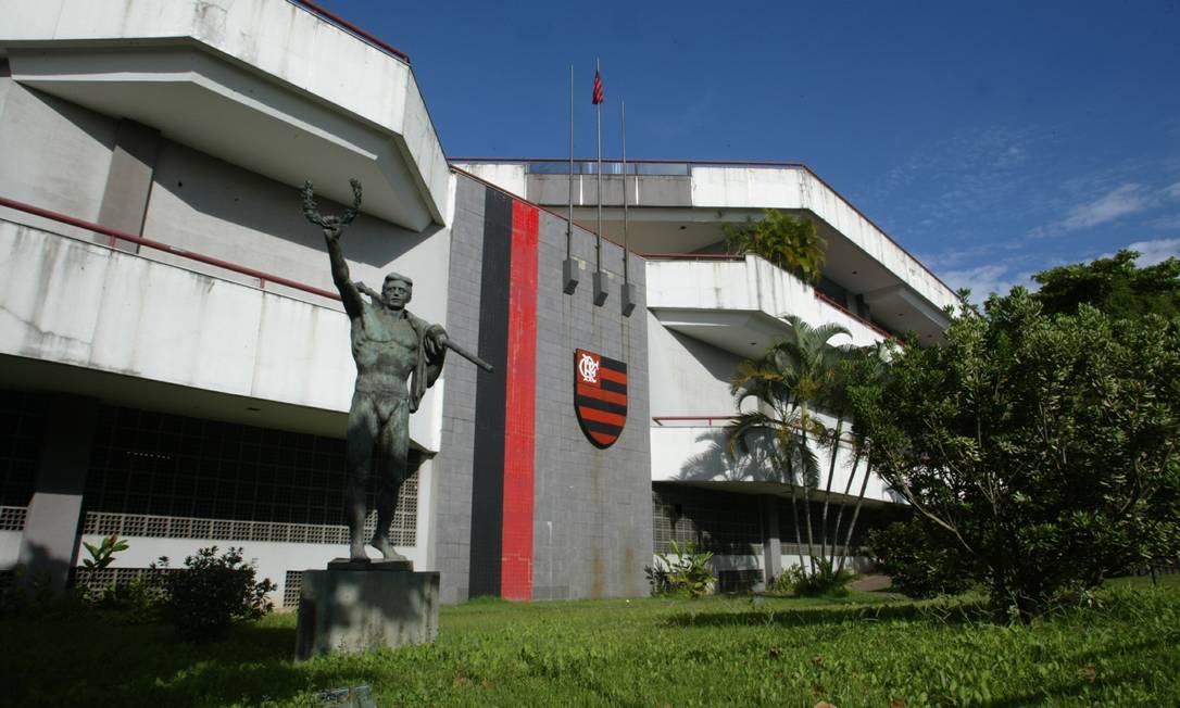 A sede do Clube de Regatas do Flamengo, na Gávea, Zona Sul do Rio Foto: André Coelho / O Globo