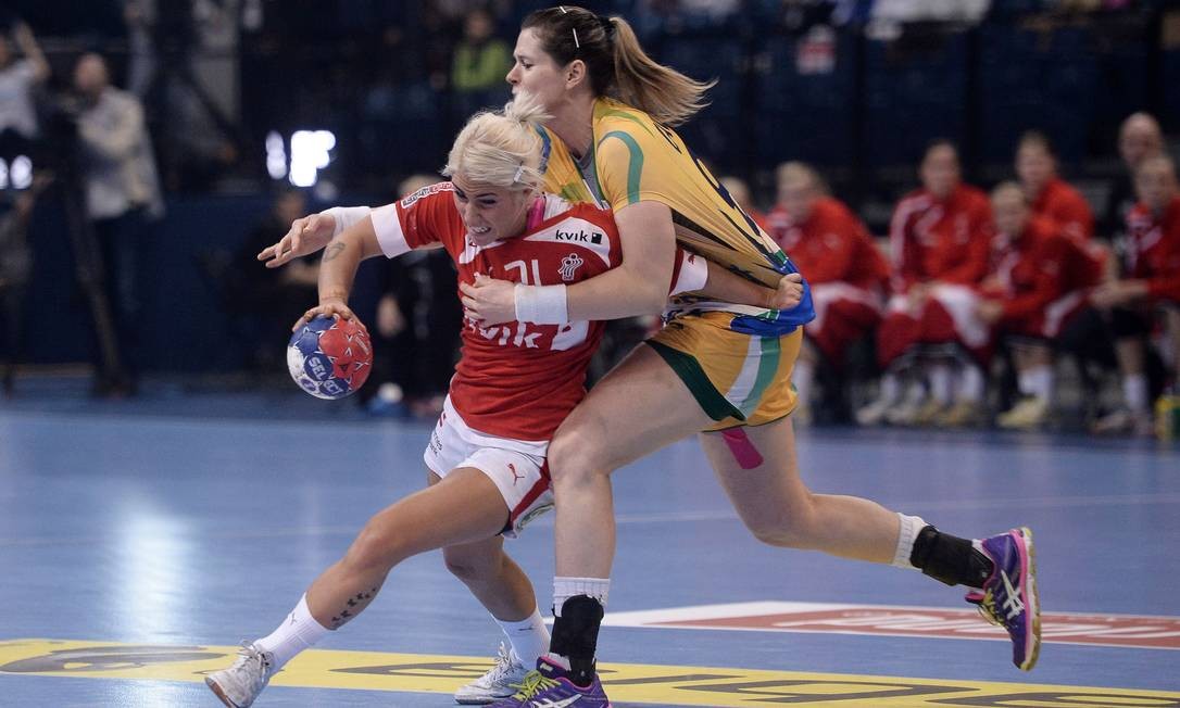 Imagens de Brasil 27 x 21 Dinamarca no handebol Jornal O Globo