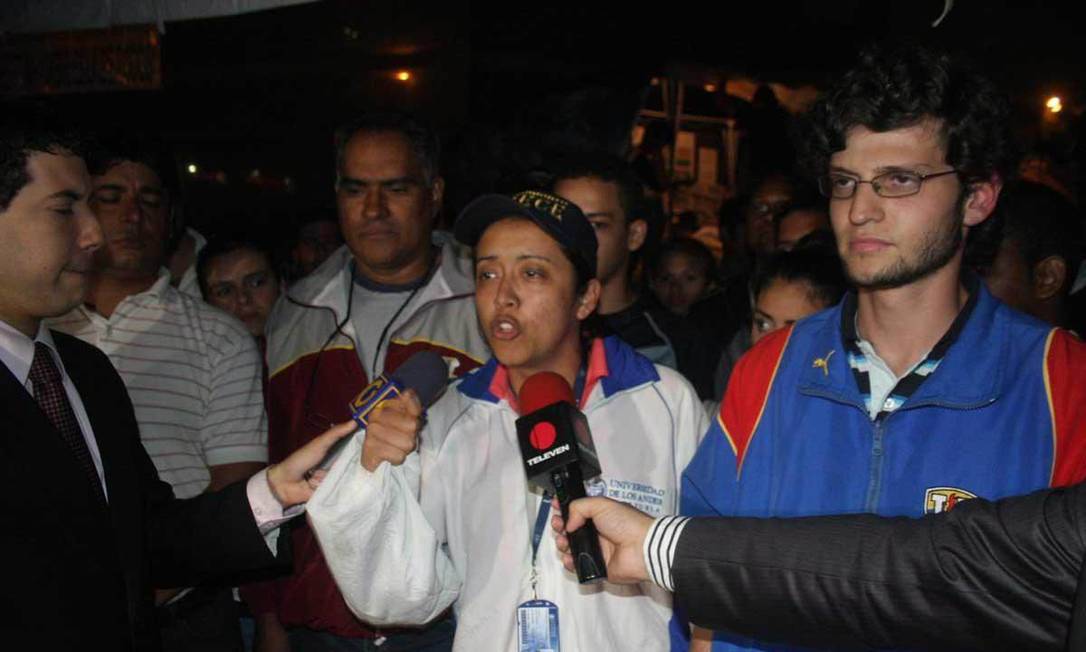 
Gaby Arellano: segurança é a principal bandeira dos estudantes
Foto: El Nacional/2011