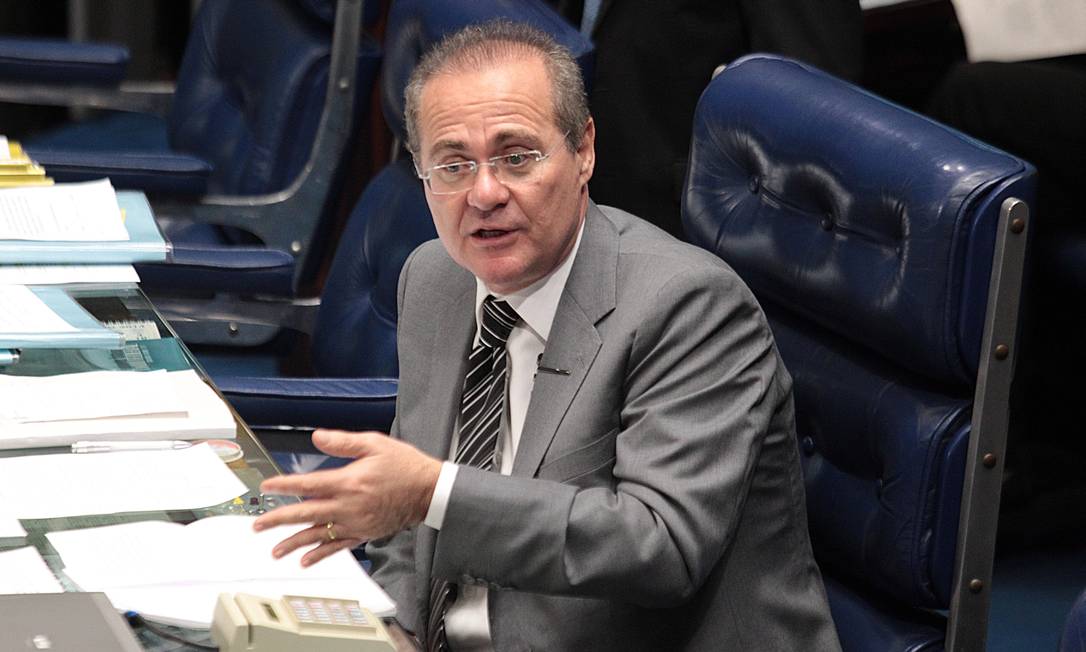 Renan Calheiros, presidente do Senado - Foto: André Coelho / Agência O Globo