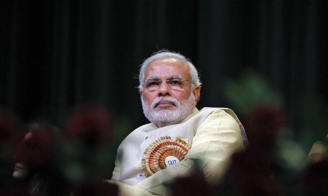 
Narendra Modi, candidato nacionalista hindu ao cargo de primeiro-ministro da Índia
Foto: REUTERS/27-02-2014